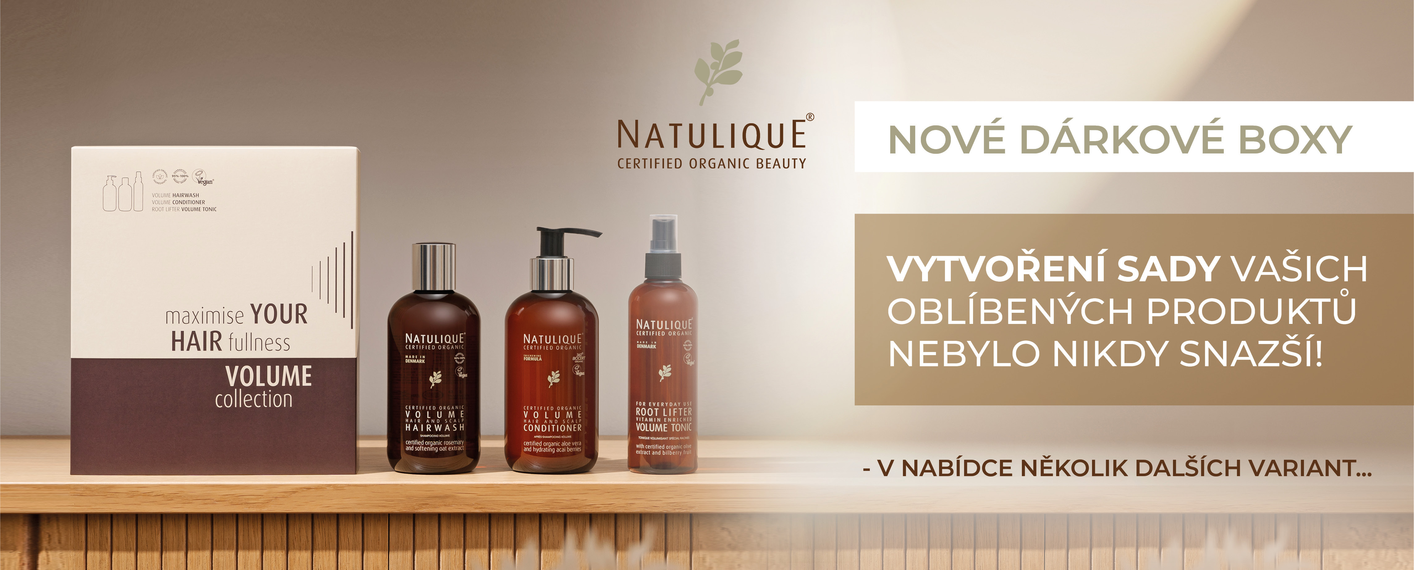 nové dárkové boxy Natulique